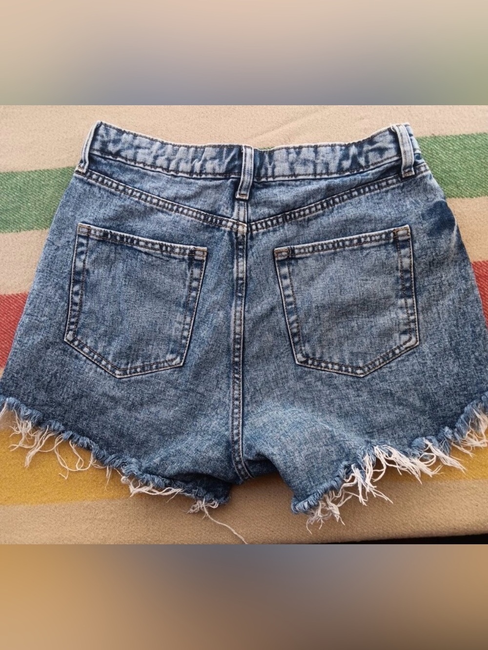 wild fable Distressed Denim Jean Shorts - Blue - Picture 2 of 4